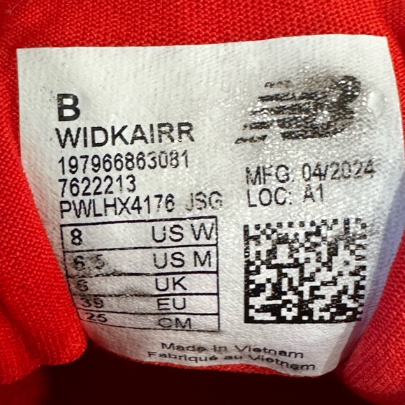 New Balance Red Athletic Shoes - Picture 11 of 11